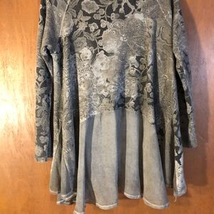 Asymmetrical tunic to dress up or down!